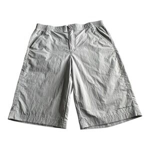 Columbia Sportswear Omnishade PFG Grey Shorts Mens Size‎ XL 11 Inseam